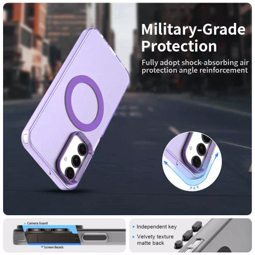 Techsuit - CandyCase MagSafe tok - Samsung Galaxy A25 5G - Lila