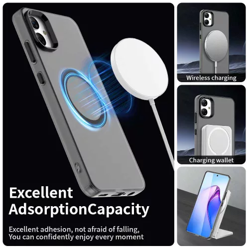 Techsuit - CandyCase MagSafe tok - Samsung Galaxy A05 - Fekete