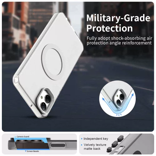 Techsuit - CandyCase MagSafe tok - Samsung Galaxy A05 - Fehér