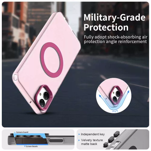 Techsuit - CandyCase MagSafe tok - Samsung Galaxy A05 - Rózsaszín