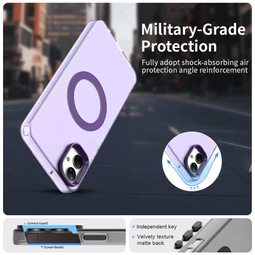 Techsuit - CandyCase MagSafe tok - Samsung Galaxy A05 - Lila