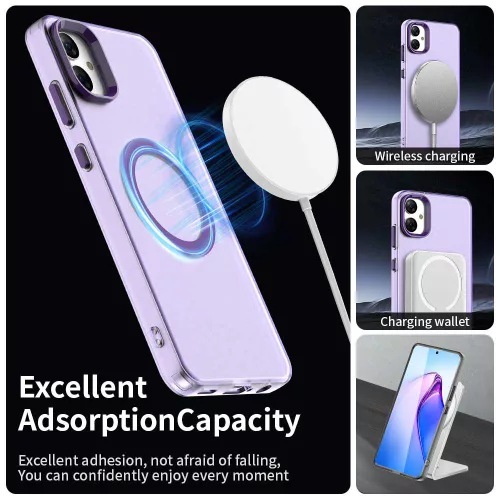 Techsuit - CandyCase MagSafe tok - Samsung Galaxy A05 - Lila
