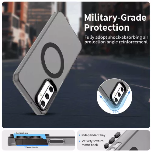 Techsuit - CandyCase MagSafe tok - Samsung Galaxy A05s - Fekete