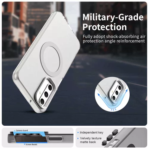 Techsuit - CandyCase MagSafe tok - Samsung Galaxy A05s - Fehér