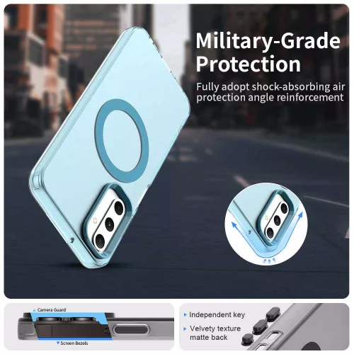 Techsuit - CandyCase MagSafe tok - Samsung Galaxy A05s - Kék
