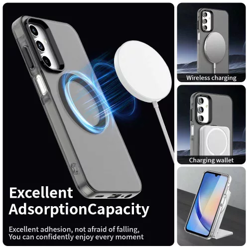 Techsuit - CandyCase MagSafe tok - Samsung Galaxy A15 4G / A15 5G - Fekete