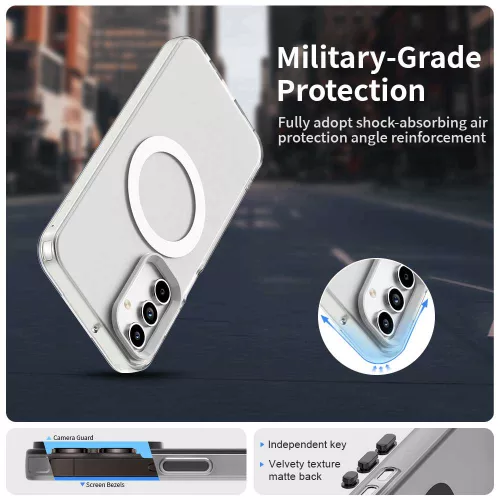 Techsuit - CandyCase MagSafe tok - Samsung Galaxy A15 4G / A15 5G - Fehér