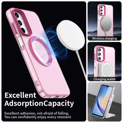 Techsuit - CandyCase MagSafe tok - Samsung Galaxy A15 4G / A15 5G - Rózsaszín