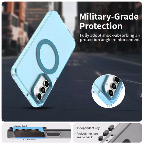Techsuit - CandyCase MagSafe tok - Samsung Galaxy A15 4G / A15 5G - Kék