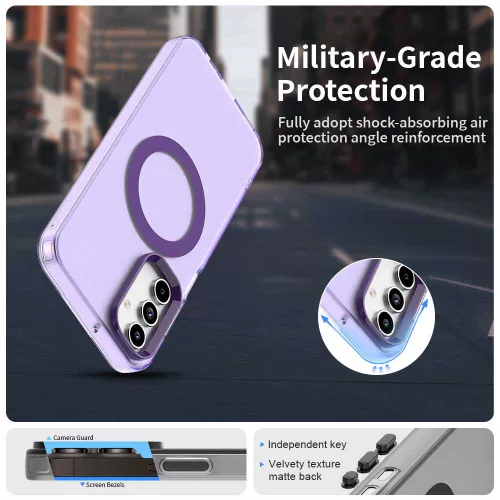 Techsuit - CandyCase MagSafe tok - Samsung Galaxy A15 4G / A15 5G - Lila