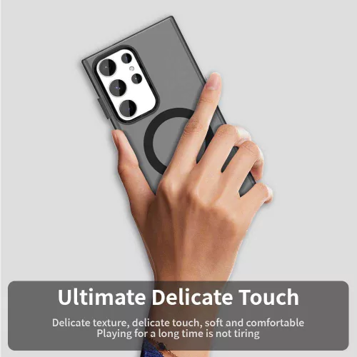 Techsuit - CandyCase MagSafe tok - Samsung Galaxy S24 Ultra - Fekete