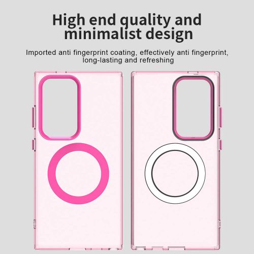 Techsuit - CandyCase MagSafe tok - Samsung Galaxy S24 Ultra - Rózsaszín