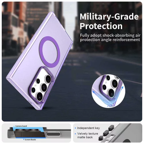 Techsuit - CandyCase MagSafe - Samsung Galaxy S24 Ultra - Purple