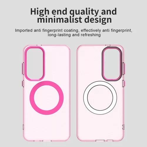 Techsuit - CandyCase MagSafe tok - Samsung Galaxy S24 Plus / S25 Plus - Rózsaszín