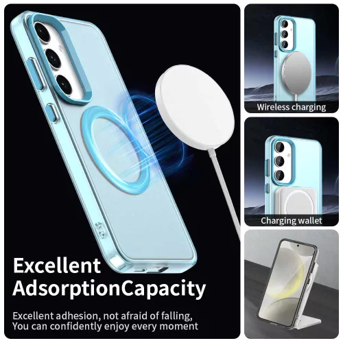 Techsuit - CandyCase MagSafe tok - Samsung Galaxy S24 Plus / S25 Plus - Kék