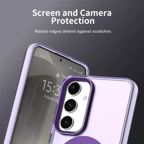 Techsuit - CandyCase MagSafe tok - Samsung Galaxy S24 Plus / S25 Plus - Lila