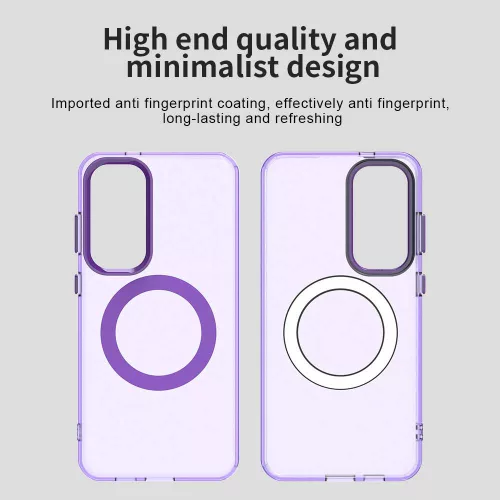 Techsuit - CandyCase MagSafe tok - Samsung Galaxy S24 Plus / S25 Plus - Lila