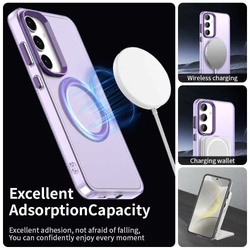 Techsuit - CandyCase MagSafe tok - Samsung Galaxy S24 Plus / S25 Plus - Lila