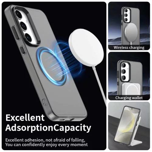 Techsuit - CandyCase MagSafe tok - Samsung Galaxy S24 / S25 - Fekete