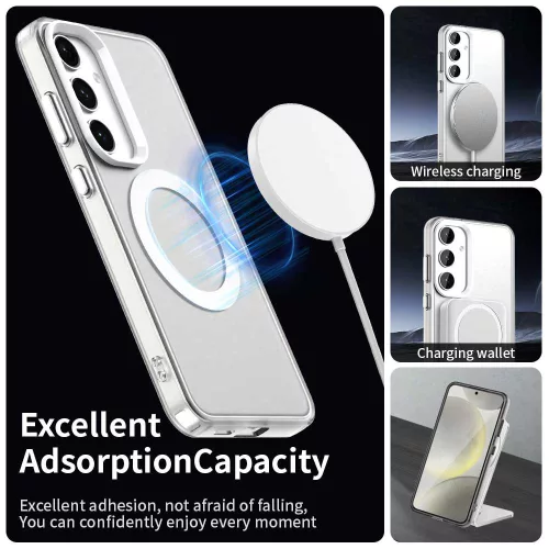 Techsuit - CandyCase MagSafe tok - Samsung Galaxy S24 / S25 - Fehér