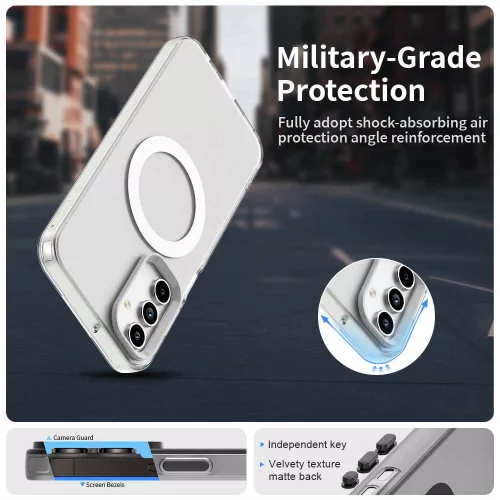 Techsuit - CandyCase MagSafe tok - Samsung Galaxy A35 5G - Fehér