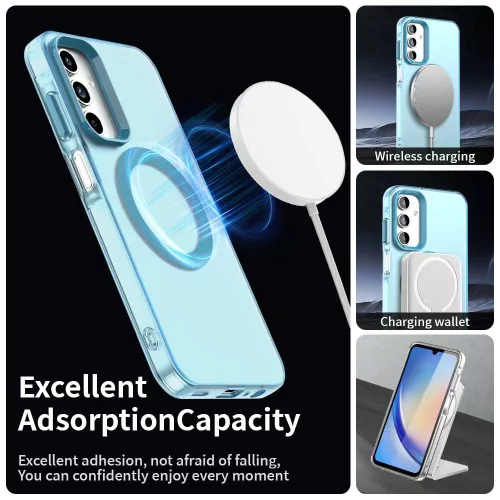 Techsuit - CandyCase MagSafe tok - Samsung Galaxy A35 5G - Kék