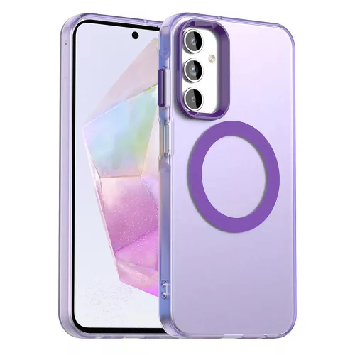 Techsuit - CandyCase MagSafe tok - Samsung Galaxy A35 5G - Lila