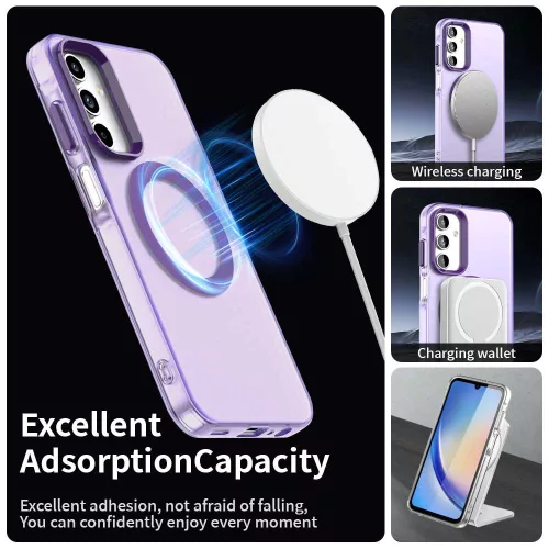 Techsuit - CandyCase MagSafe tok - Samsung Galaxy A55 5G - Lila
