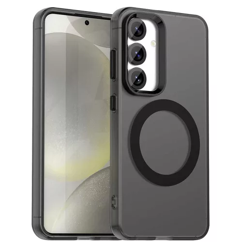 Techsuit - CandyCase MagSafe tok - Samsung Galaxy S24 FE - Fekete