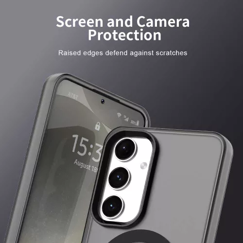 Techsuit - CandyCase MagSafe tok - Samsung Galaxy S24 FE - Fekete