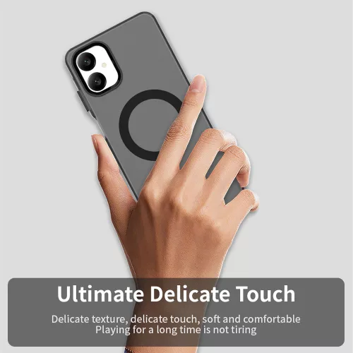 Techsuit - CandyCase MagSafe tok - Samsung Galaxy A06 - Fekete