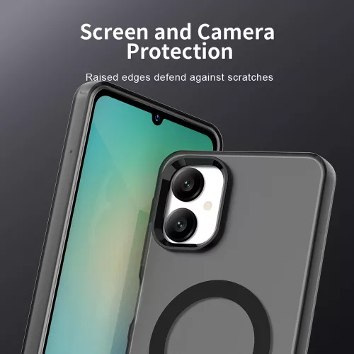 Techsuit - CandyCase MagSafe tok - Samsung Galaxy A06 - Fekete