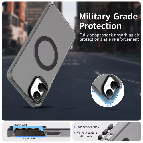 Techsuit - CandyCase MagSafe - Samsung Galaxy A06 - Black