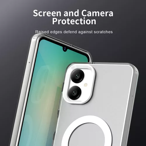 Techsuit - CandyCase MagSafe tok - Samsung Galaxy A06 - Fehér