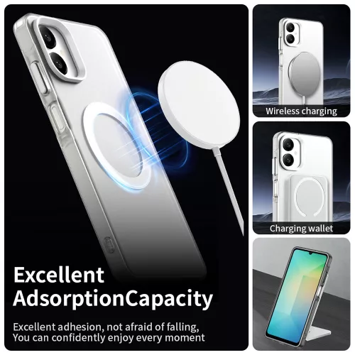 Techsuit - CandyCase MagSafe tok - Samsung Galaxy A06 - Fehér