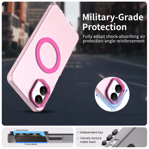 Techsuit - CandyCase MagSafe tok - Samsung Galaxy A06 - Rózsaszín