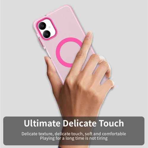 Techsuit - CandyCase MagSafe tok - Samsung Galaxy A06 - Rózsaszín