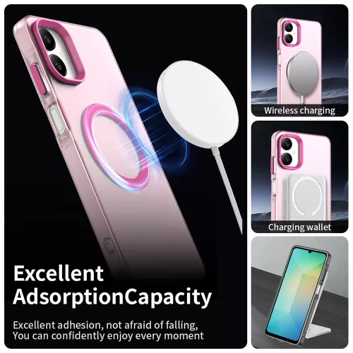 Techsuit - CandyCase MagSafe tok - Samsung Galaxy A06 - Rózsaszín