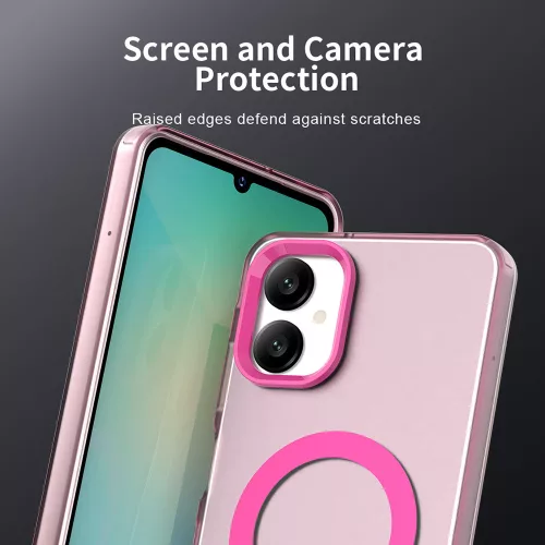 Techsuit - CandyCase MagSafe tok - Samsung Galaxy A06 - Rózsaszín