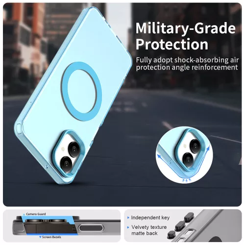 Techsuit - CandyCase MagSafe tok - Samsung Galaxy A06 - Kék