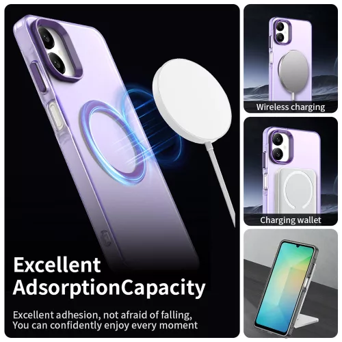 Techsuit - CandyCase MagSafe tok - Samsung Galaxy A06 - Lila