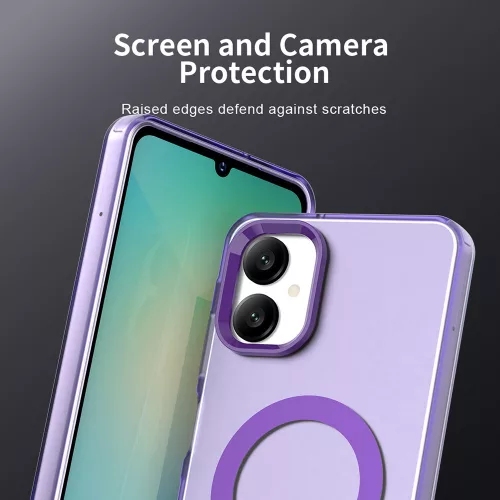 Techsuit - CandyCase MagSafe tok - Samsung Galaxy A06 - Lila