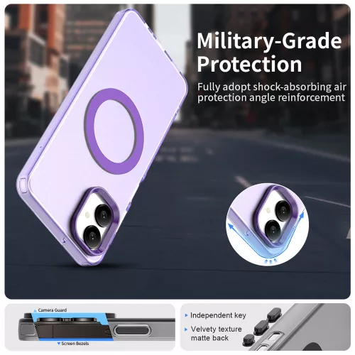 Techsuit - CandyCase MagSafe tok - Samsung Galaxy A06 - Lila