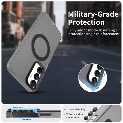 Techsuit - CandyCase MagSafe - Samsung Galaxy A16 4G / A16 5G - Black