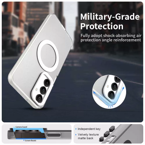 Techsuit - CandyCase MagSafe tok - Samsung Galaxy A16 4G / A16 5G - Fehér