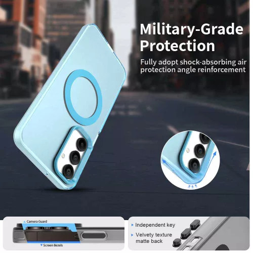 Techsuit - CandyCase MagSafe tok - Samsung Galaxy A16 4G / A16 5G - Kék