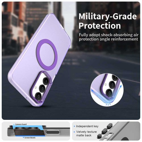 Techsuit - CandyCase MagSafe tok - Samsung Galaxy A16 4G / A16 5G - Lila