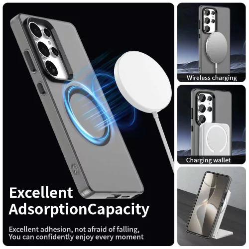 Techsuit - CandyCase MagSafe tok - Samsung Galaxy S25 Ultra - Fekete