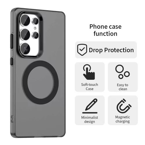 Techsuit - CandyCase MagSafe tok - Samsung Galaxy S25 Ultra - Fekete