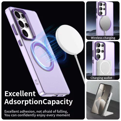 Techsuit - CandyCase MagSafe tok - Samsung Galaxy S25 Ultra - Lila